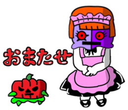 Headgear Monsters Halloween sticker #8043558