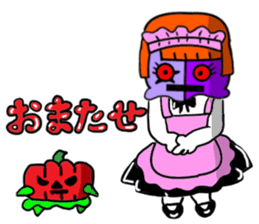 Headgear Monsters Halloween sticker #8043558