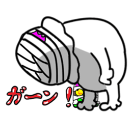 Headgear Monsters Halloween sticker #8043560