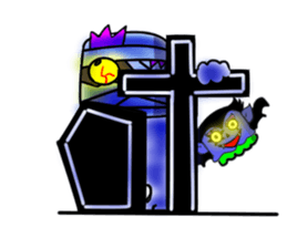 Headgear Monsters Halloween sticker #8043561