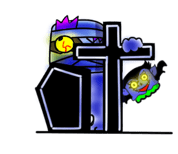 Headgear Monsters Halloween sticker #8043561