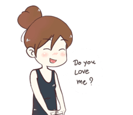 " I love you " Tonmai & Jenny  Eng ver. sticker #8043701