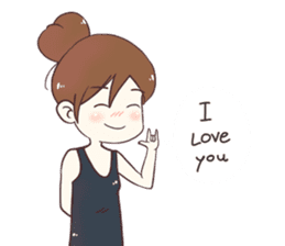 " I love you " Tonmai & Jenny  Eng ver. sticker #8043702