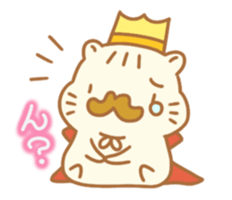 Sentimental hamster King sticker #8043885