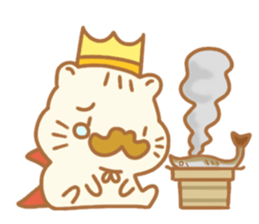 Sentimental hamster King sticker #8043891