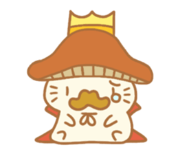 Sentimental hamster King sticker #8043917