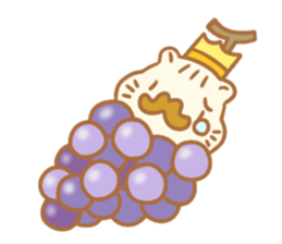 Sentimental hamster King sticker #8043919