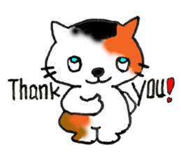 Tortoiseshell Kitten - ENGLISH sticker #8044124