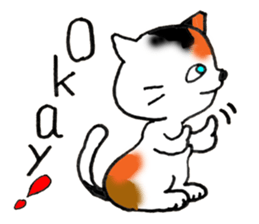 Tortoiseshell Kitten - ENGLISH sticker #8044126