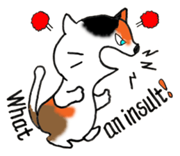 Tortoiseshell Kitten - ENGLISH sticker #8044130
