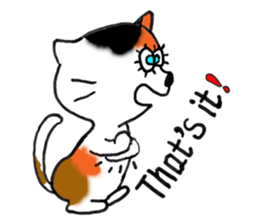 Tortoiseshell Kitten - ENGLISH sticker #8044138