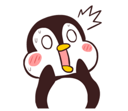 Chubby cute Penguin sticker #8044285