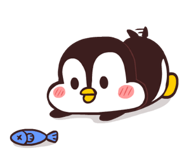 Chubby cute Penguin sticker #8044286