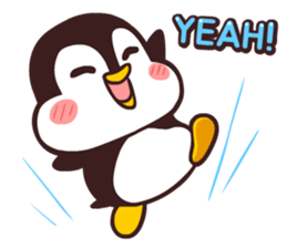 Chubby cute Penguin sticker #8044290
