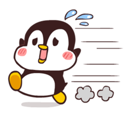 Chubby cute Penguin sticker #8044292