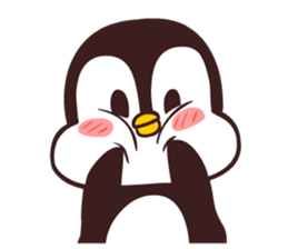 Chubby cute Penguin sticker #8044296