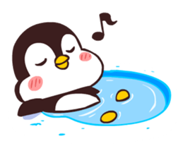 Chubby cute Penguin sticker #8044298