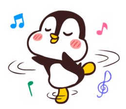 Chubby cute Penguin sticker #8044302