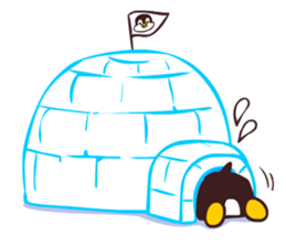 Chubby cute Penguin sticker #8044310