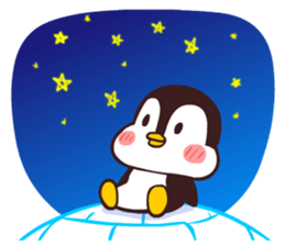 Chubby cute Penguin sticker #8044313