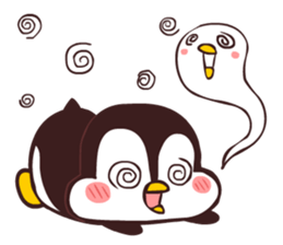 Chubby cute Penguin sticker #8044316