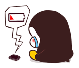Chubby cute Penguin sticker #8044319