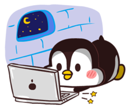 Chubby cute Penguin sticker #8044321