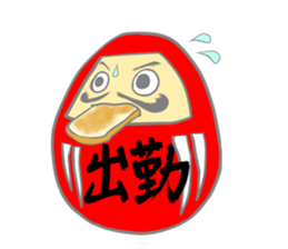 Daruma man sticker #8044869
