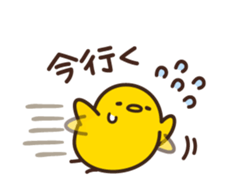Friends cat and chick sticker #8045148