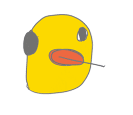 Kawaii Duck sticker #8045599