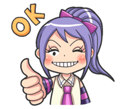 Reyna (Reon's sister) from re:ON Comics sticker #8046346