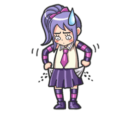 Reyna (Reon's sister) from re:ON Comics sticker #8046348