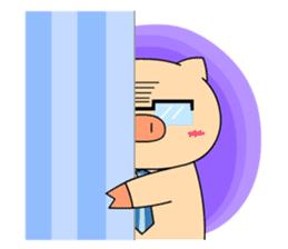 OFFICE PIG 2 : My Boss & I sticker #8047016