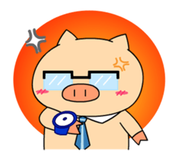 OFFICE PIG 2 : My Boss & I sticker #8047019