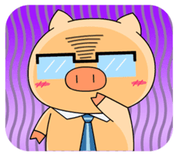 OFFICE PIG 2 : My Boss & I sticker #8047022