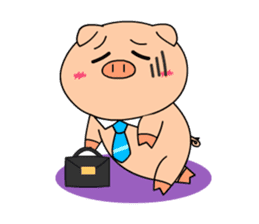 OFFICE PIG 2 : My Boss & I sticker #8047023