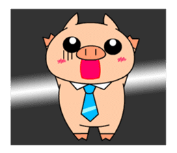 OFFICE PIG 2 : My Boss & I sticker #8047025