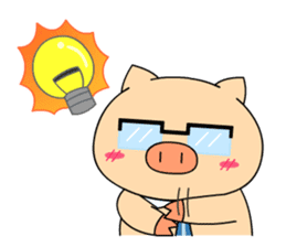 OFFICE PIG 2 : My Boss & I sticker #8047026