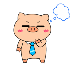 OFFICE PIG 2 : My Boss & I sticker #8047027