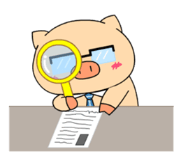 OFFICE PIG 2 : My Boss & I sticker #8047028