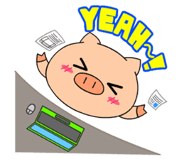 OFFICE PIG 2 : My Boss & I sticker #8047031