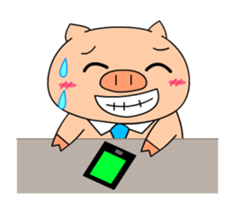OFFICE PIG 2 : My Boss & I sticker #8047032