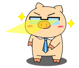 OFFICE PIG 2 : My Boss & I sticker #8047033