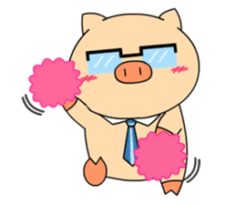 OFFICE PIG 2 : My Boss & I sticker #8047039