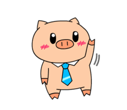 OFFICE PIG 2 : My Boss & I sticker #8047040