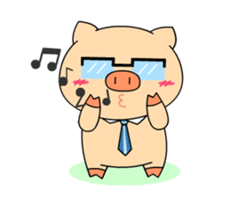 OFFICE PIG 2 : My Boss & I sticker #8047043