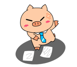 OFFICE PIG 2 : My Boss & I sticker #8047047