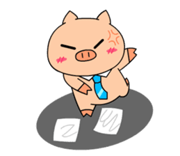OFFICE PIG 2 : My Boss & I sticker #8047047