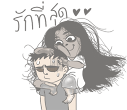 Ghost'La-Or-Kum Lovely sticker #8047187