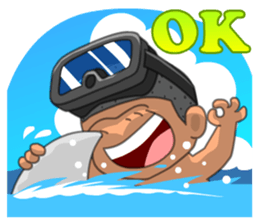 Taiwan Army Frogman sticker #8047256